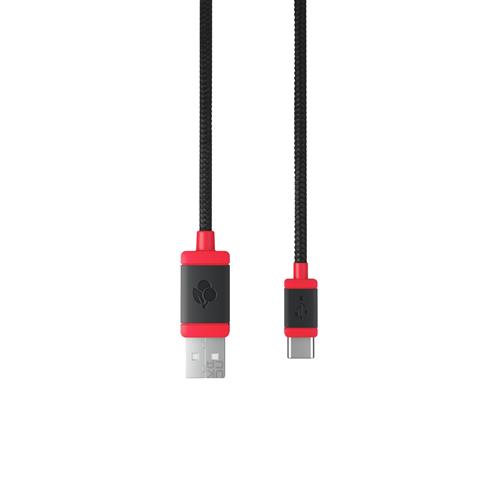 CABLE 1.5 BRAIDED BLACK USB 2.0 USB A USB C