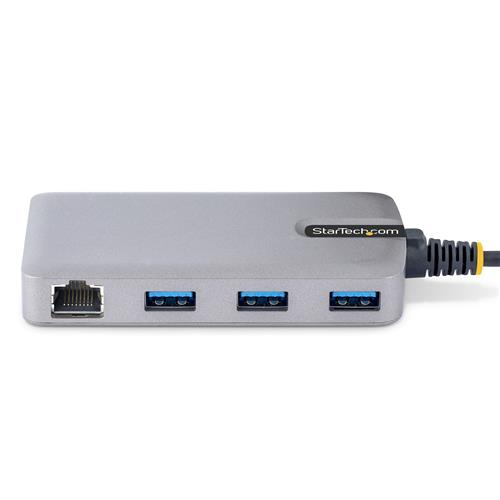 StarTech.com 5G3AGBB-USB-C-HUB replicatore di porte e docking station per laptop Cablato USB 3.2 Gen 1 (3.1 Gen 1) Type-C Grigio
