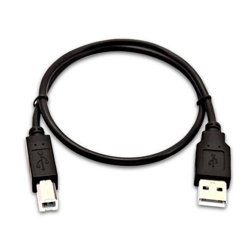 CAVO USB 2.0 A M A USB 2.0 B M 50 CM NERO