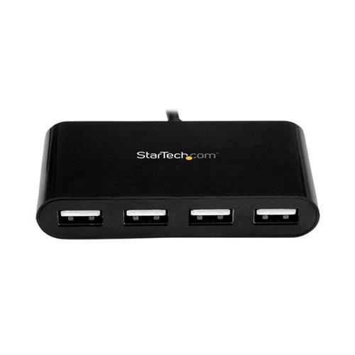 StarTech.com ST4200MINIC hub di interfaccia USB 2.0 Type-C 480 Mbit/s Nero