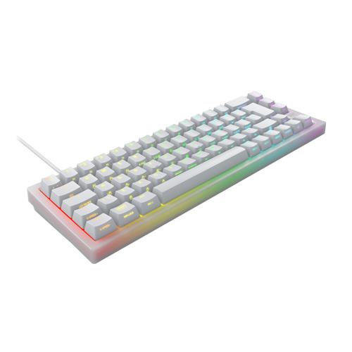 CHERRY K5V2 Compact tastiera Gaming USB QWERTZ Tedesco Bianco