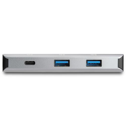 StarTech.com HB31C3A1CB hub di interfaccia USB 3.2 Gen 2 (3.1 Gen 2) Type-C 10000 Mbit/s Nero, Grigio