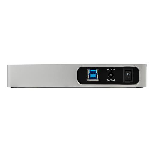 StarTech.com HB30C5A2CSC hub di interfaccia USB 3.2 Gen 1 (3.1 Gen 1) Type-B 5000 Mbit/s Nero, Argento