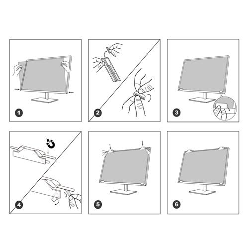 PRIVACY FILTER 23.0 IN 16:9 MAGNETIC ATTACH FOR MONITOR