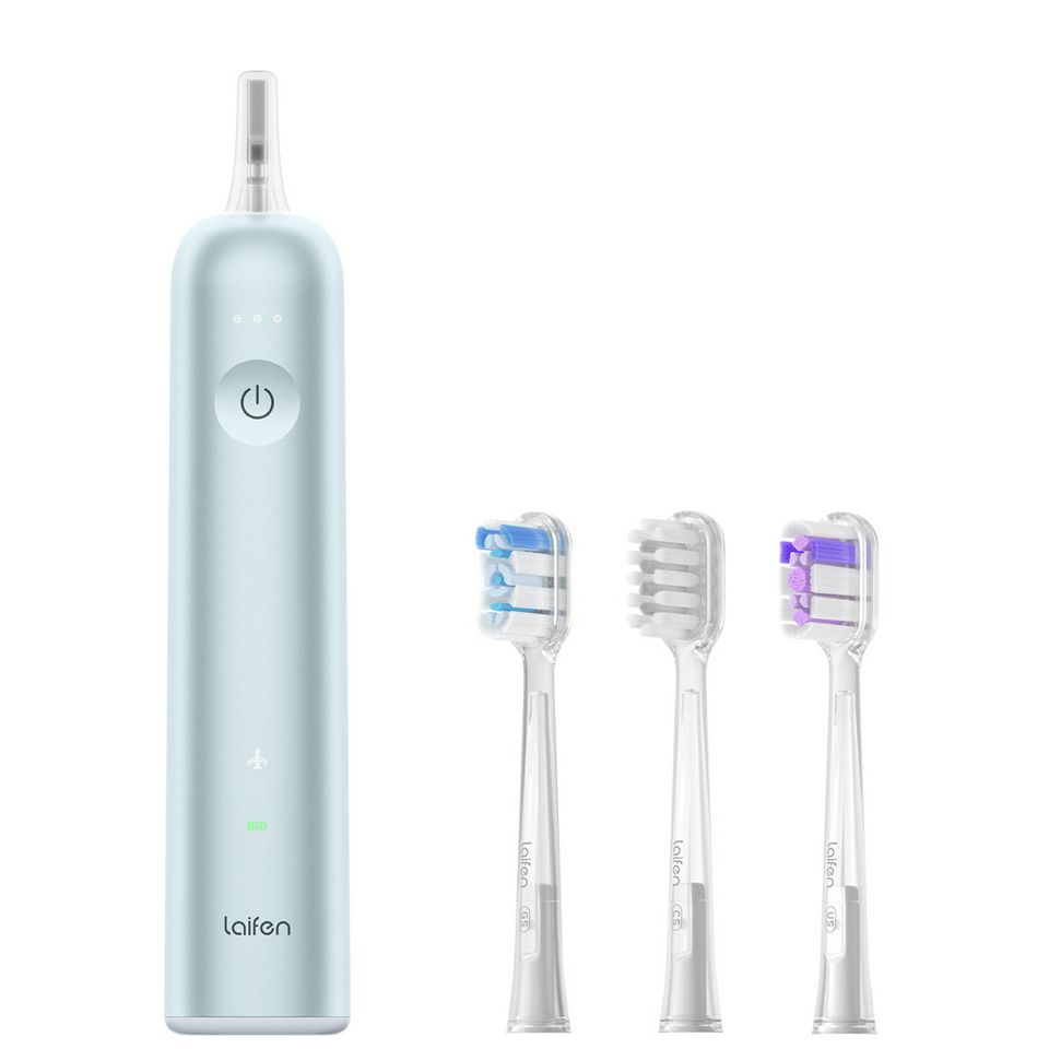 Laifen Wave Adulto Spazzolino rotante-oscillante Alluminio