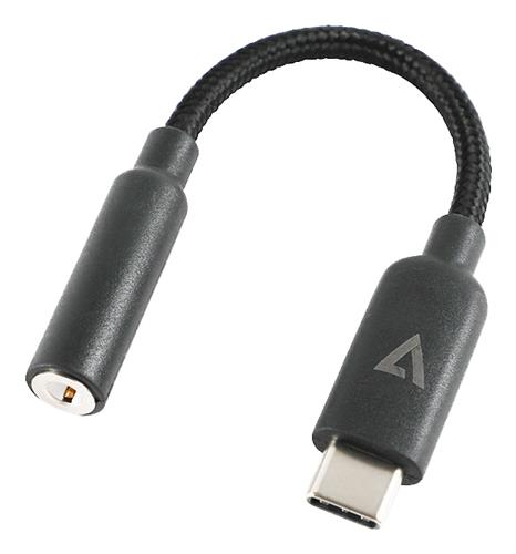 USB-C TO AUDIO AUX DONGLE ADAPT 3.5MM AUX AUDIO Cable Adpt M/F