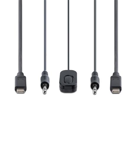 StarTech.com C2-D46-UC2-CBL-KVM switch per keyboard-video-mouse (kvm) Nero