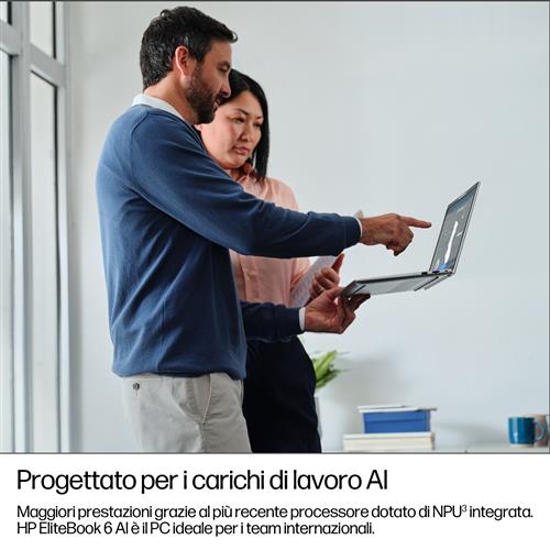 HP EliteBook 6 G1i 14 inch Notebook AI PC Intel Core Ultra 5 225U Computer portatile 35,6 cm (14
