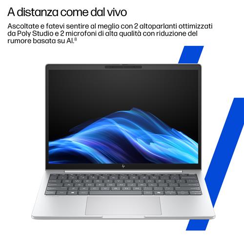 HP EliteBook 8 G1i 14 inch Notebook AI PC Wolf Pro Security Edition Intel Core Ultra 5 225U Computer portatile 35,6 cm (14