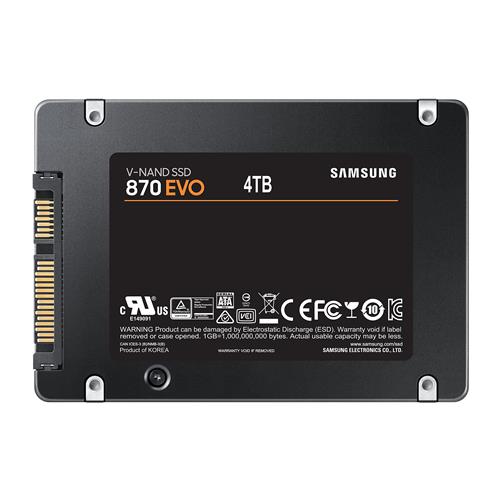 SSD 870 EVO 2.5IN 4TB SATA 6 GB/S V-NAND