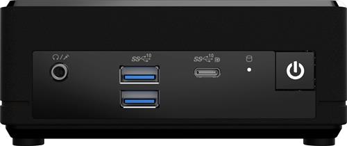 MSI CUBI N ADL S-226BEU barebone per PC/stazione di lavoro PC con dimensioni 0,69 l Nero N200