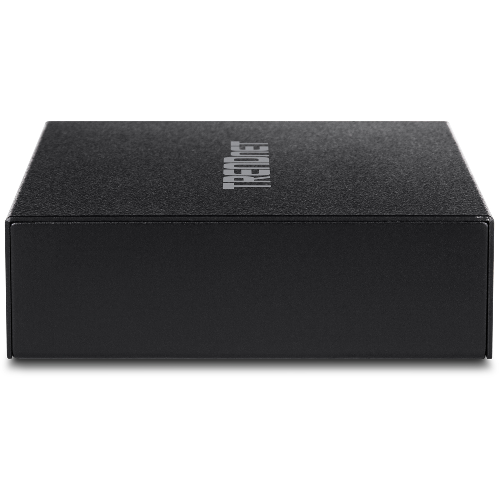 Trendnet TFC-PGSFP convertitore multimediale di rete 2000 Mbit/s Nero