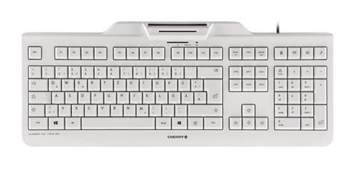 CHERRY KC 1000 SC tastiera Universale USB AZERTY Belga Bianco