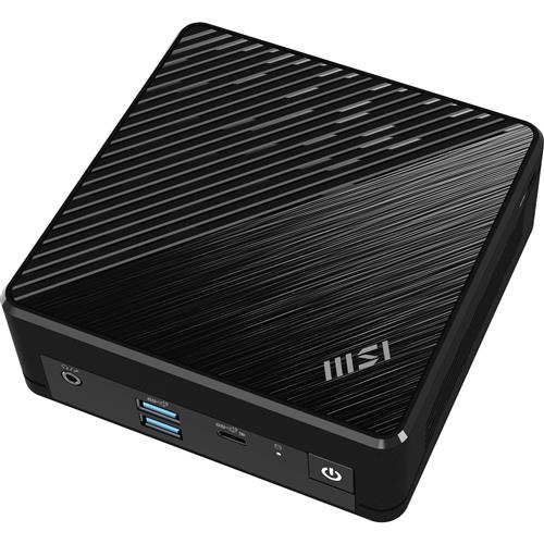 MSI Cubi N ADL S-098EU Intel® N N200 4 GB DDR4-SDRAM 128 GB SSD Windows 11 Pro Mini PC Nero