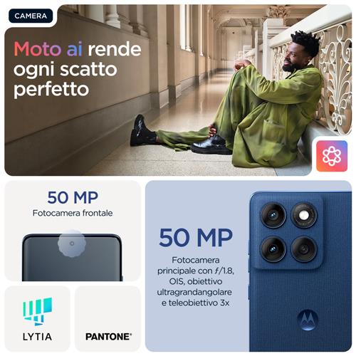 Motorola edge 60 con Moto AI (8/256GB, Fotocamera 50+50+10MP, selfie 50MP, Display 6.67
