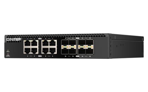 QNAP QSW-3216R-8S8T switch di rete Non gestito L2 10G Ethernet (100/1000/10000) Nero