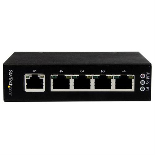 StarTech.com IES51000 switch di rete Gigabit Ethernet (10/100/1000) Nero