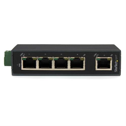 StarTech.com IES5102 switch di rete Non gestito Fast Ethernet (10/100) Nero