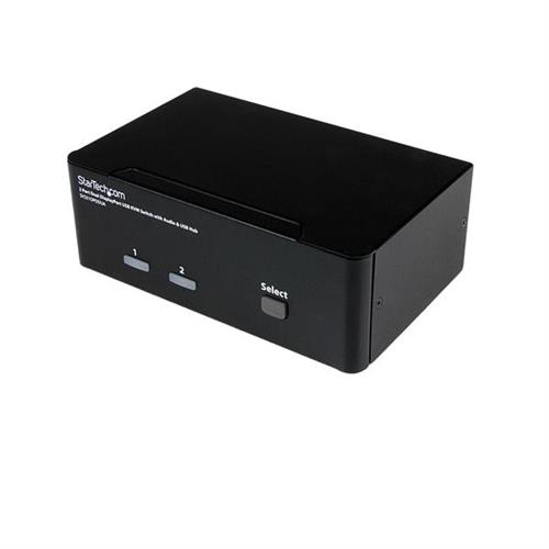 StarTech.com SV231DPDDUA switch per keyboard-video-mouse (kvm) Nero
