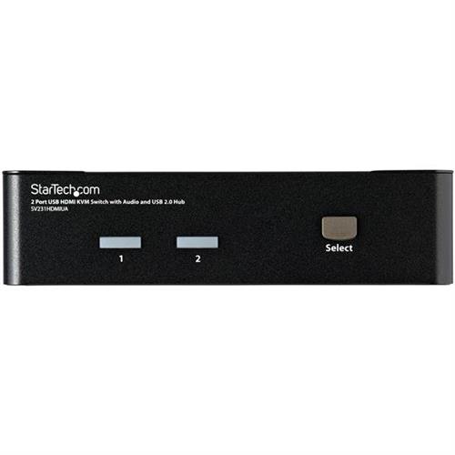 StarTech.com SV231HDMIUA switch per keyboard-video-mouse (kvm) Nero