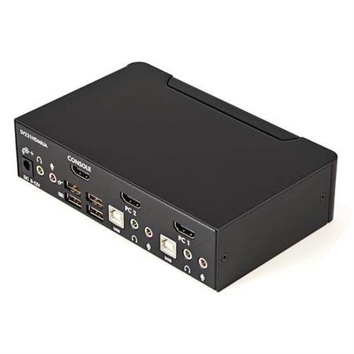 StarTech.com SV231HDMIUA switch per keyboard-video-mouse (kvm) Nero