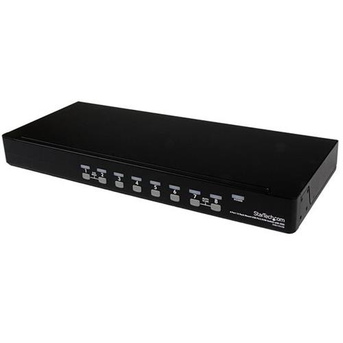 StarTech.com SV831DUSBGB switch per keyboard-video-mouse (kvm) Nero