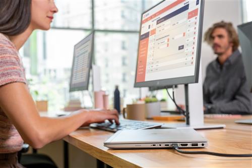 HP E24d G4 FHD USB-C Docking Monitor Monitor PC 60,5 cm (23.8) 1920 x 1080 Pixel Full HD Nero