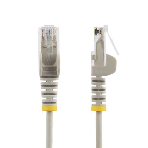 CAVO SLIM CAT6 GRIGIO DA 25CM PATCH UTP RJ45 ANTIGROVIGLIO