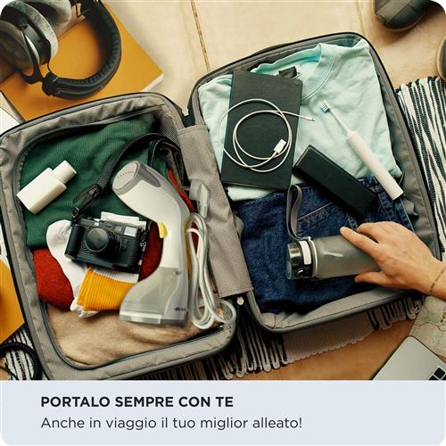 Ariete 4167 Ferro da Stiro Verticale - piastra in Acciaio Inox - Vapore continuo - Igienizza e rinfresca gli abiti - 1200 Watt - Levapelucchi - Bianco