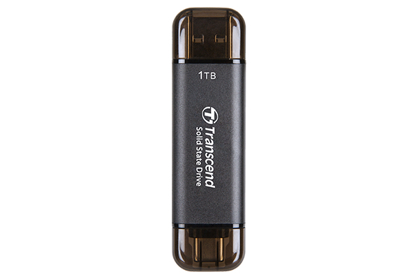 Transcend ESD310C Tecnologia Thunderbolt 1 TB Da USB tipo A a USB tipo C USB 3.2 Gen 2x2 Nero