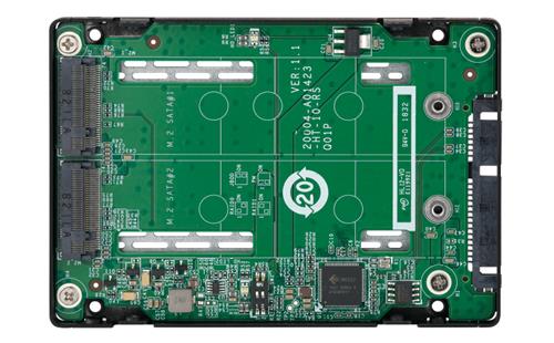 QNAP QDA-A2MAR contenitore di unità di archiviazione Box esterno SSD Nero M.2