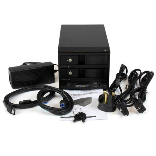 StarTech.com S352BU33RER contenitore di unità di archiviazione Custodia per Disco Rigido (HDD) Nero 3.5