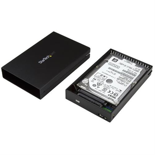 StarTech.com S251BU31315 contenitore di unità di archiviazione Box esterno HDD/SSD Nero 2.5
