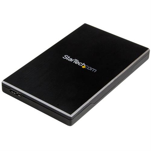 StarTech.com S251BMU313 contenitore di unità di archiviazione Box esterno HDD/SSD Nero 2.5