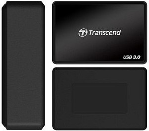 Transcend CFast 2.0 USB3.0 lettore di schede USB 3.2 Gen 1 (3.1 Gen 1) Nero