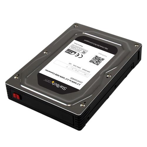StarTech.com 25SAT35HDD pannello drive bay 8,89 cm (3.5) Vassoio per unità di memorizzazione Nero, Argento