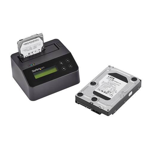 StarTech.com SDOCK1EU3P2 duplicatore multimediale Duplicatore HDD/SSD Nero 1 copie