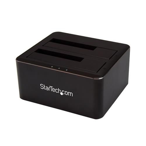 StarTech.com SDOCK2U33V docking station per unità di archiviazione USB 3.2 Gen 1 (3.1 Gen 1) Type-B Nero