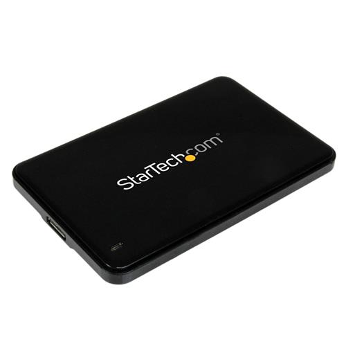 StarTech.com S2510BPU337 contenitore di unità di archiviazione Box esterno HDD/SSD Nero 2.5