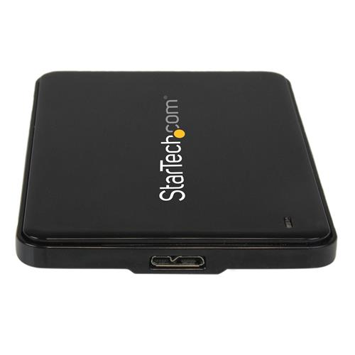 StarTech.com S2510BPU337 contenitore di unità di archiviazione Box esterno HDD/SSD Nero 2.5