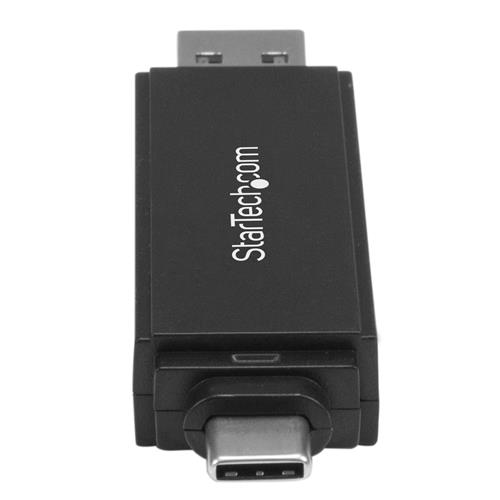 StarTech.com SDMSDRWU3AC lettore di schede USB 3.2 Gen 1 (3.1 Gen 1) Type-A/Type-C Nero