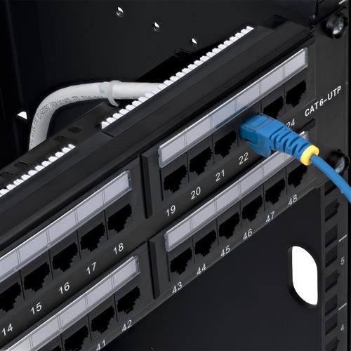 PANNELLO PATCH CAT6 A 48 PORTE 2U/UTP/RJ45/110 PUNCH DOWN