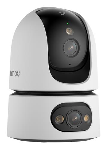 Imou Ranger DUAL 6MP (3MP+3MP) Telecamera WiFi da Interno, motorizzata con Doppia Lente, Rilevamento Umano, Smart tracking, Visione Notturna a Colori