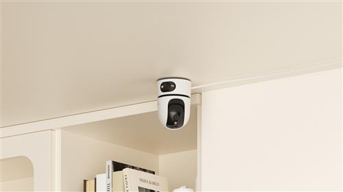 Imou Ranger DUAL 6MP (3MP+3MP) Telecamera WiFi da Interno, motorizzata con Doppia Lente, Rilevamento Umano, Smart tracking, Visione Notturna a Colori
