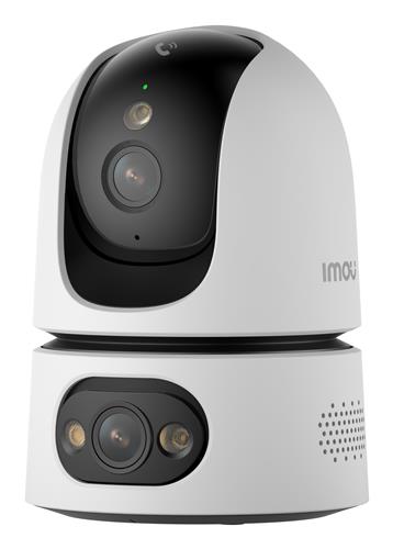 Imou Ranger DUAL 6MP (3MP+3MP) Telecamera WiFi da Interno, motorizzata con Doppia Lente, Rilevamento Umano, Smart tracking, Visione Notturna a Colori