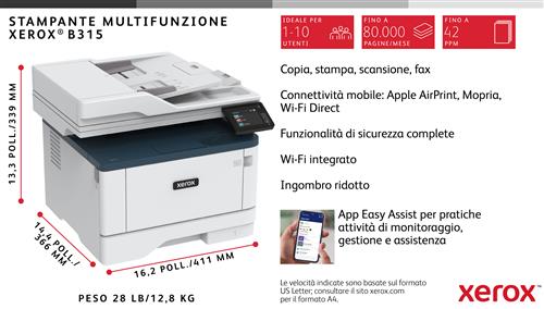 B315 MONO MULTIFUNCTION PRINTER