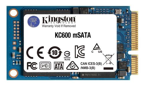 Kingston Technology KC600 512 GB Serial ATA III 3D TLC