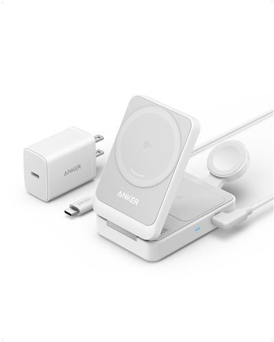 MAGGO WIRELESSCHARGE ST FOLD WH 15W FOLDABLE 3-IN-1 WHITE