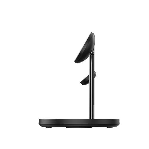 MAGGO WIRELESSCHARGE ST15W BLAC 15W 3-IN-1 STAND CABLE+CHARGER B