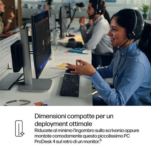 PRODESK 4 MINI G1I U5-235T 8GB 256GB NOOD W11P